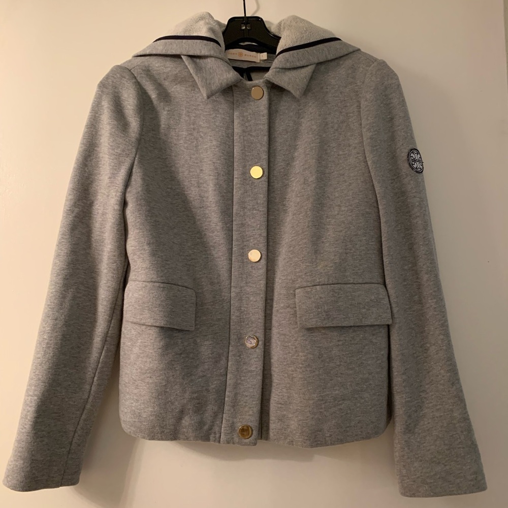 Tory Burch Grey Sweatshirt Hoodie Small